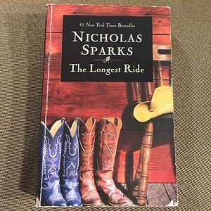 The Longest Ride by Nicholas Sparks Paperback book
